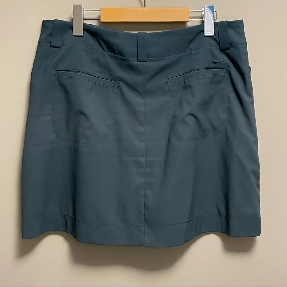 Nike Golf Dri Fit Skort Women’s Size 12 Green/Grey - Picture 5 of 9